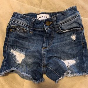 DL1961 Distressed jean shirts (toddler girl)